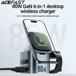 ACEFAST 6-in-1 GaN 80W Charging Station