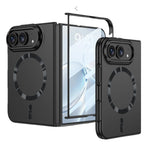 Shockproof Matte MagSafe Case with Integrated Screen Film for iPhone Duo