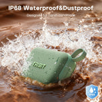 Tribit PocketGo IP68 Waterproof Speaker, 20-Hour Battery