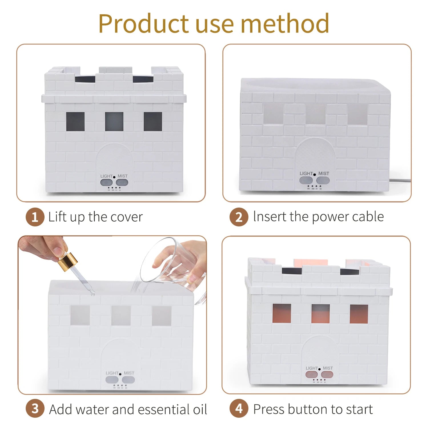 Creative Beacon Tower Essential Oil Diffuser