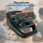 4-Piece Racing Wheel Controller Set for Nintendo Switch 2 Joy-Con