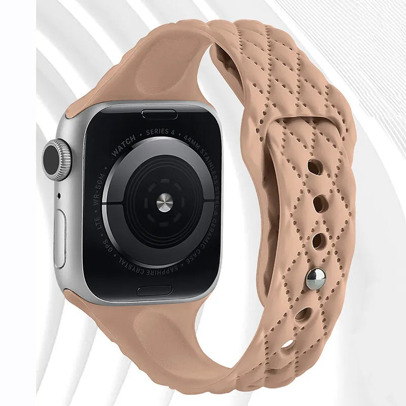 Lightweight Slim Silicone Bracelet for Apple Watch