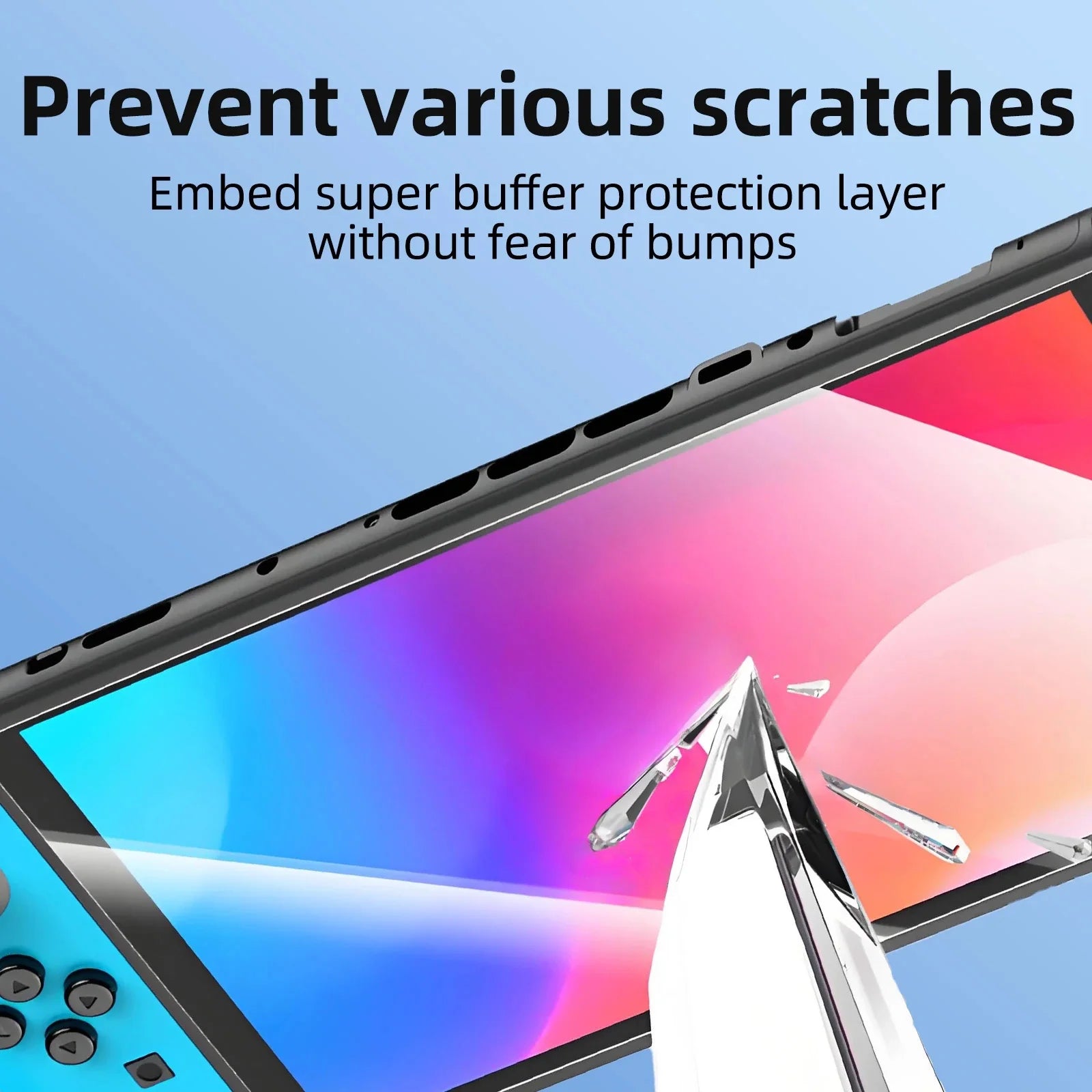 9H Tempered Glass Screen Protector with Easy Install Kit for Nintendo Switch 2