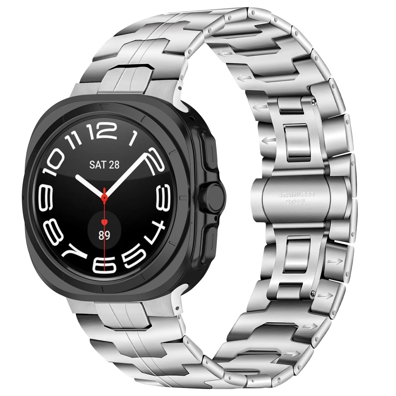 No Gaps Stainless Steel Bracelet for Samsung Galaxy Watch Ultra and Samsung Galaxy Watch Ultra (2025)