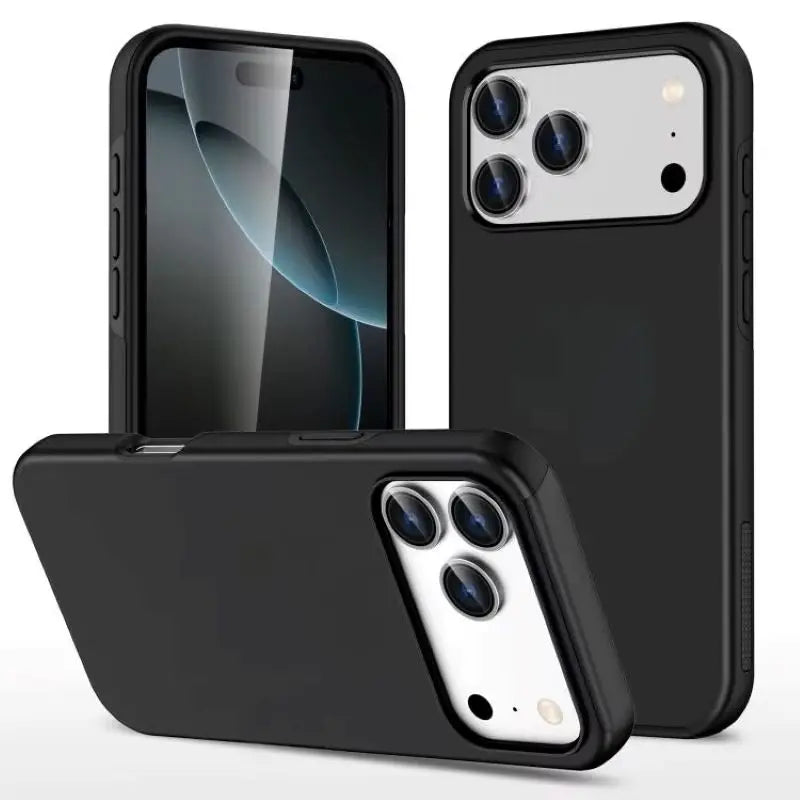 Shockproof Ultra-Thin Matte Bumper Case with Raised Camera Ring for iPhone 18 Series