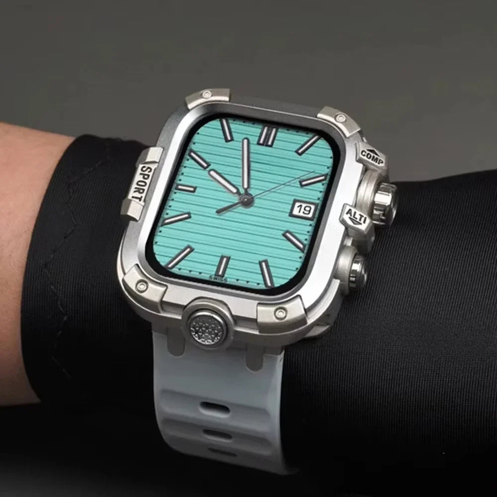Premium Metal Case with Full Screen Protection for Apple Watch