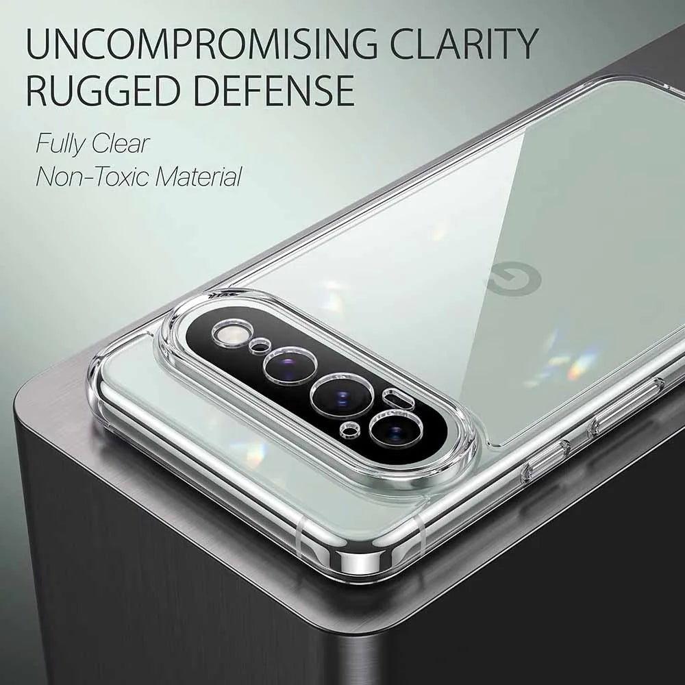 Clear Acrylic TPU Case with Air Cushion Corner Protection for Google Pixel 11 Series