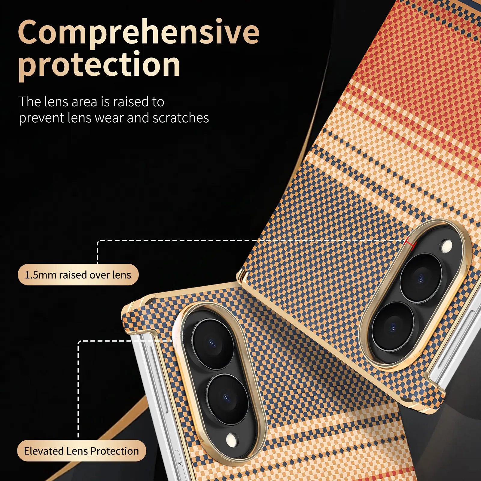 Luxury Magnetic Carbon Fiber Case for Samsung Galaxy Z Fold 8