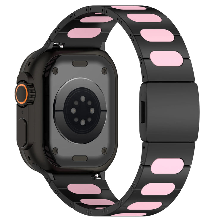 Metal and Silicone Hybrid Bracelet for Apple Watch