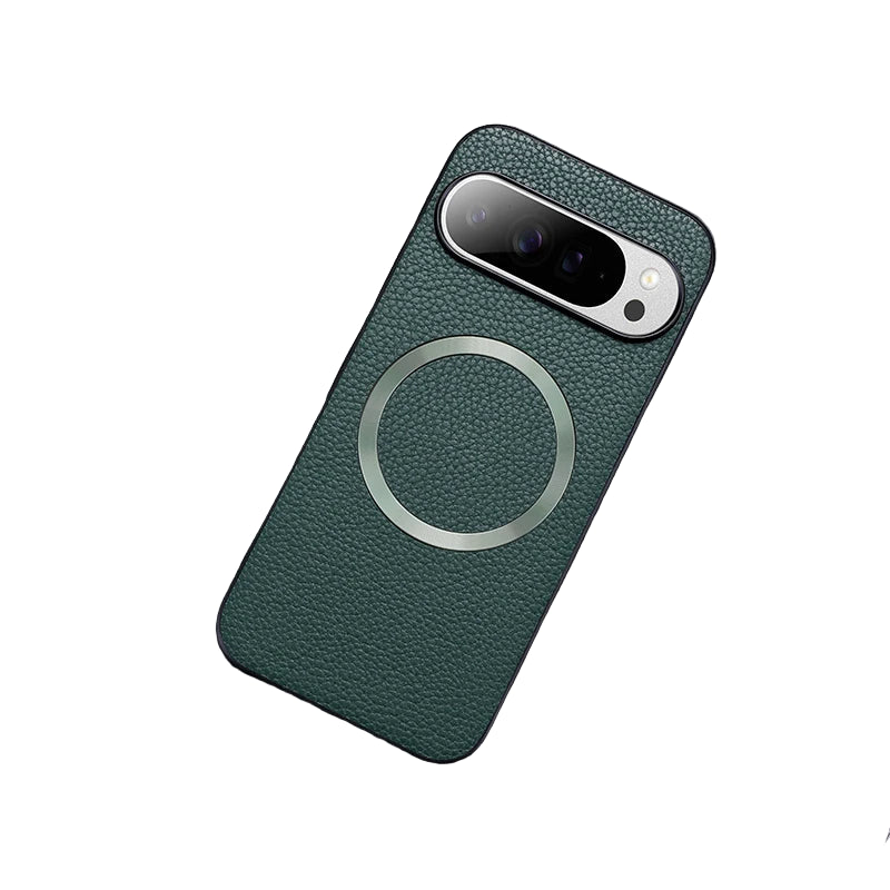 Premium Lichee Pattern PU Leather Magnetic Case for Google Pixel 10 Series