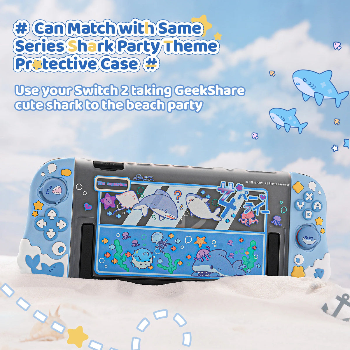 Shock-Absorbing Silicone Nintendo Switch 2 Joy Con Case
