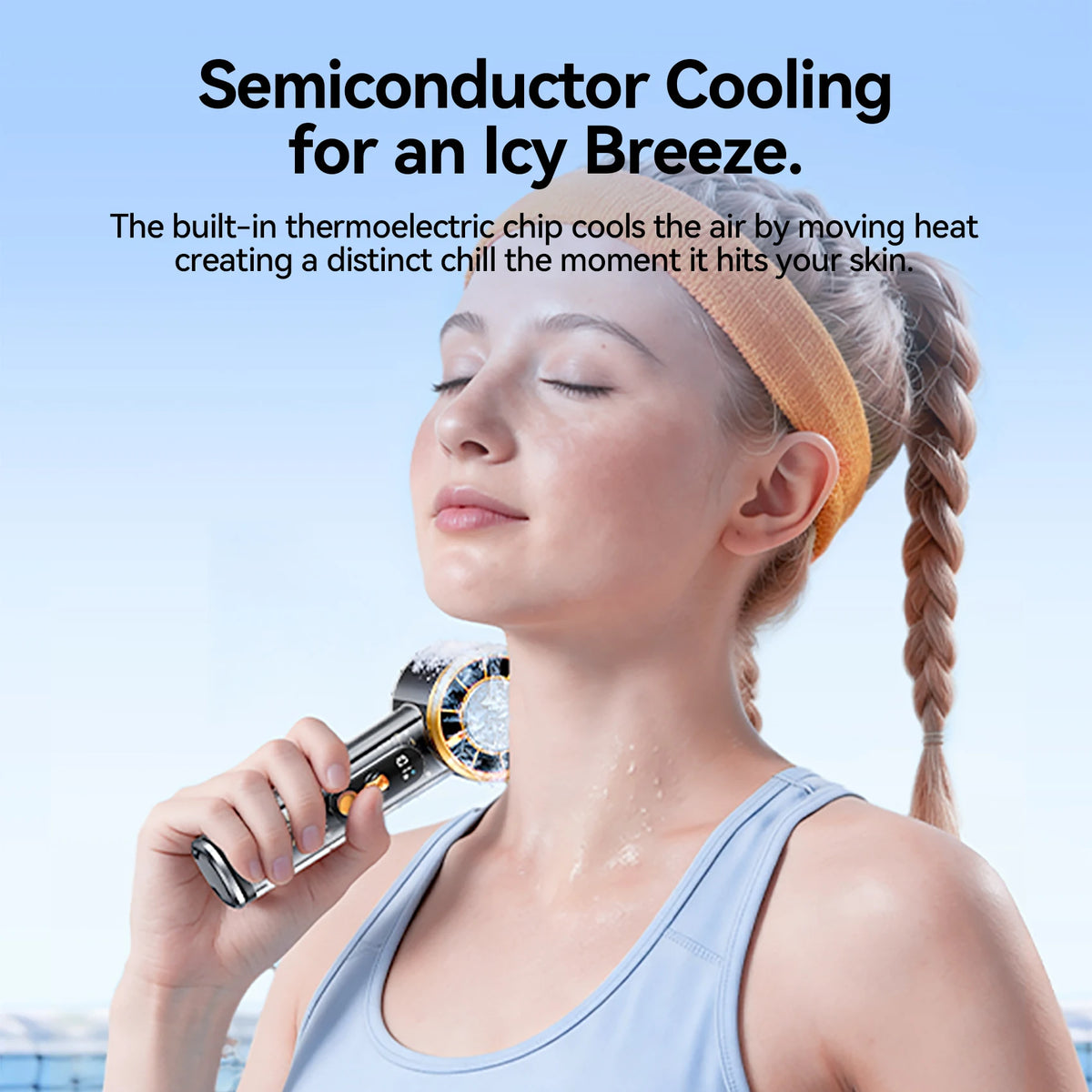 Vention 11000 RPM Thermoelectric Cooling Handheld Fan