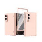 Frosted Hinge Protection Case with Magnetic Ring for Samsung Galaxy Z Fold 8