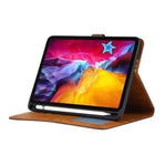 Leather Folio Case with Multiple Card Slots for iPad Pro (2024)