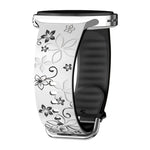 Bauhinia Print Silicone Band for Samsung Galaxy Watch 8 and Galaxy 8 Classic