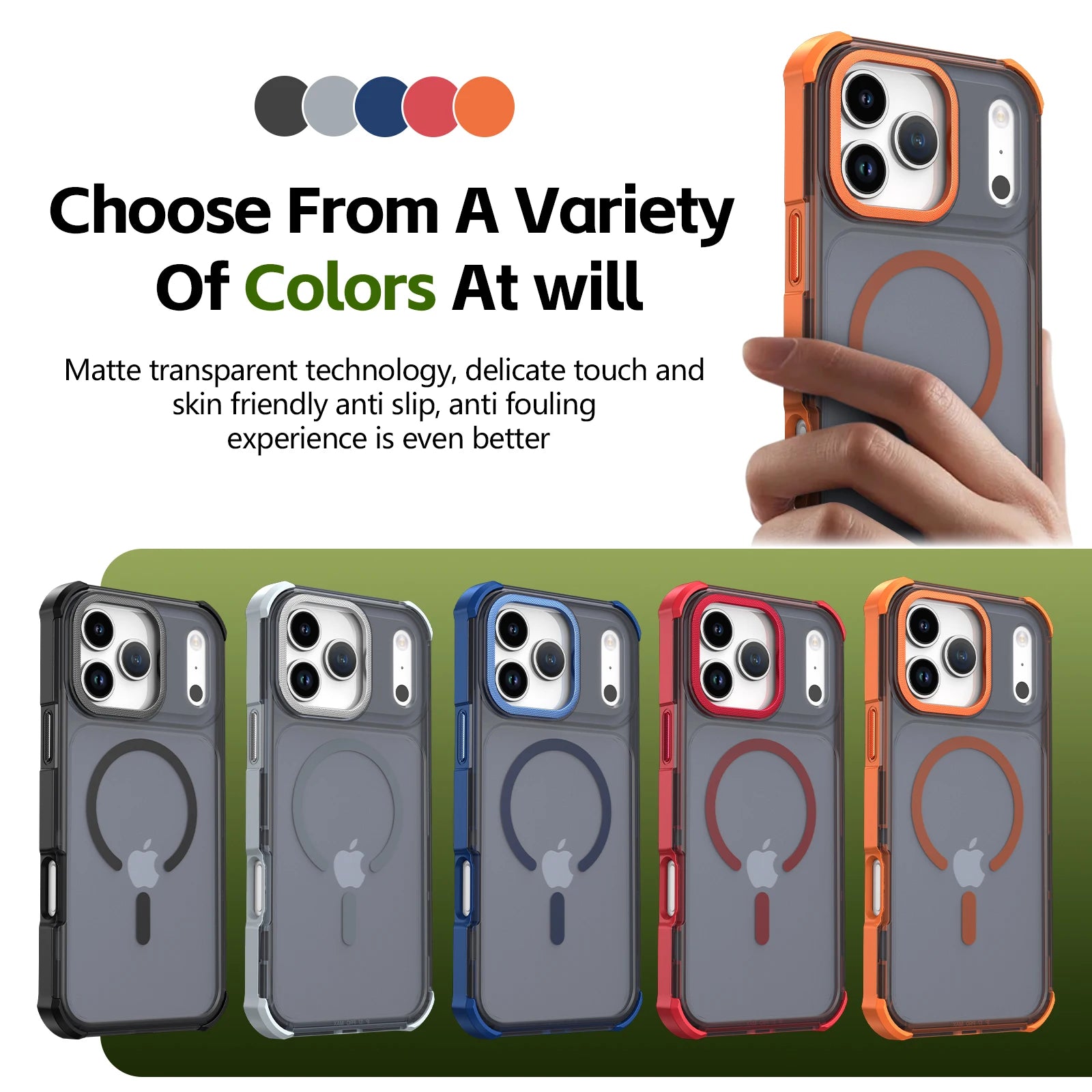 Slim Durable MagSafe Case for iPhone 17 Series