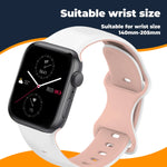Two-Tone Silicone Strap for Apple Watch
