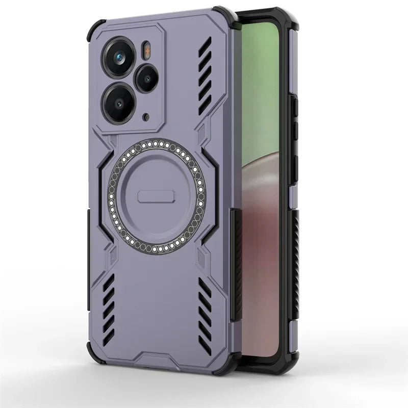 Shockproof Heat Dissipation Magnetic Case for Realme 14