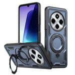 Dropproof Magnetic Case with Rotatable Ring Stand for Xiaomi Redmi 14C