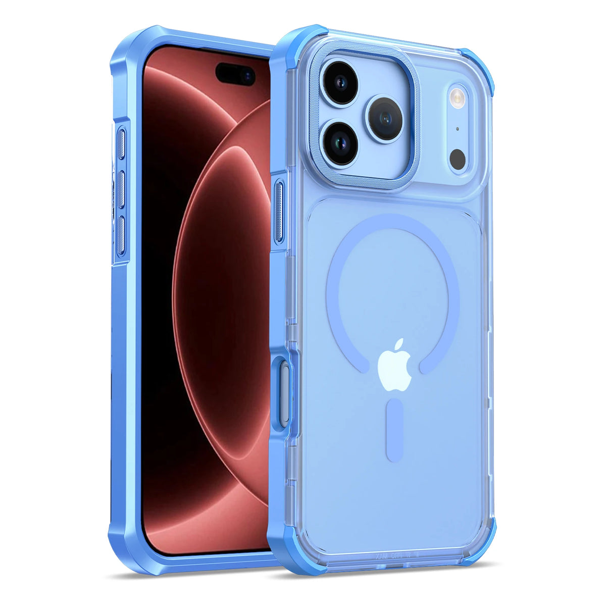 Matte Translucent Shockproof Case with Reinforced Corner Protection for iPhone 18 Series