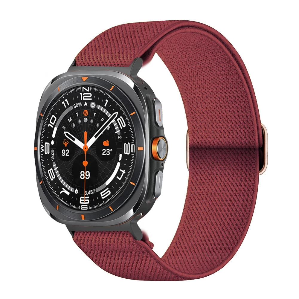 Elastic Nylon Scrunchie Strap for Samsung Galaxy Watch Ultra and Samsung Galaxy Watch Ultra (2025)