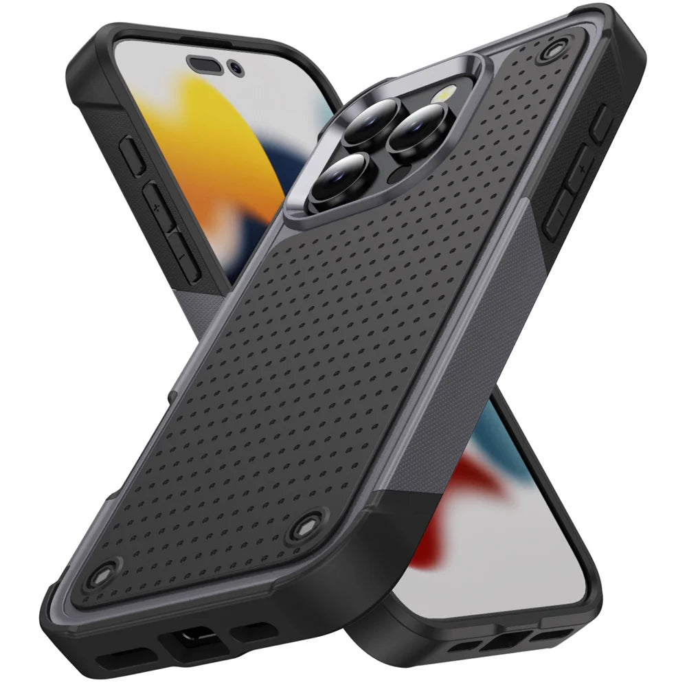 Heavy Duty Protective Armor Case for iPhone 16 Series