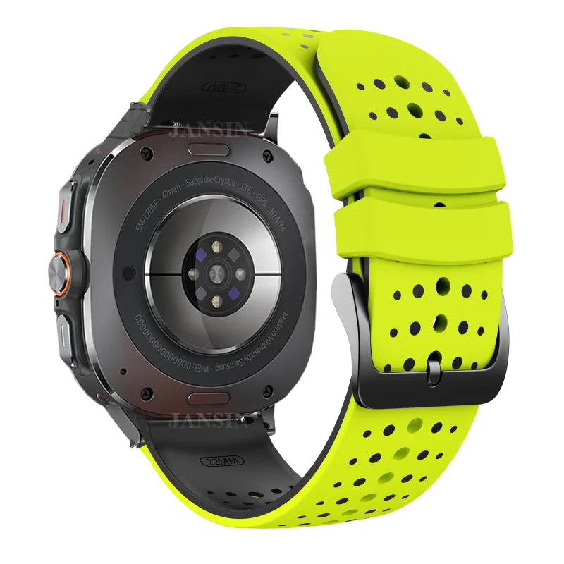 Silicone Sport Replacement Strap for Galaxy Watch Ultra (2025)