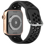 Breathable Silicone Sport Wrist Strap for Apple Watch