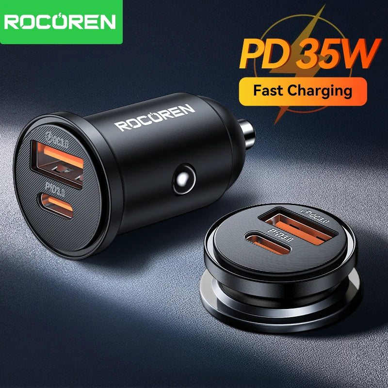 Rocoren PD 35W Mini USB Car Charger