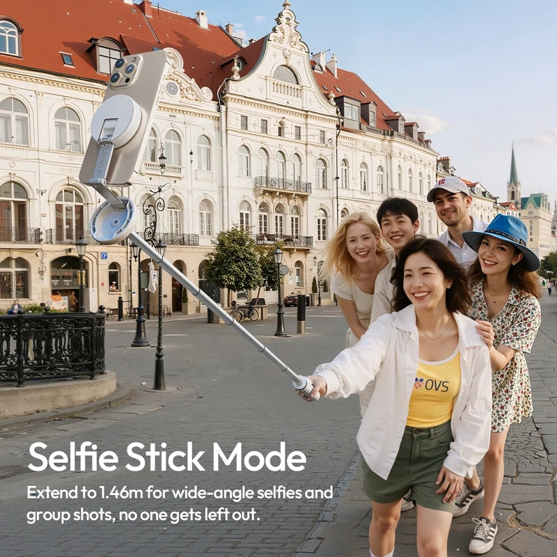 Ulanzi MT-85 Pop-Up Magnetic Selfie Stick Tripod Floor Stand
