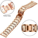 Women Diamond Band Stainless Steel Bracelet For OPPO Watch  X2