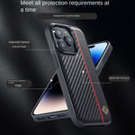 Luxury Leather Shockproof Phone Case for iPhone 15 Series