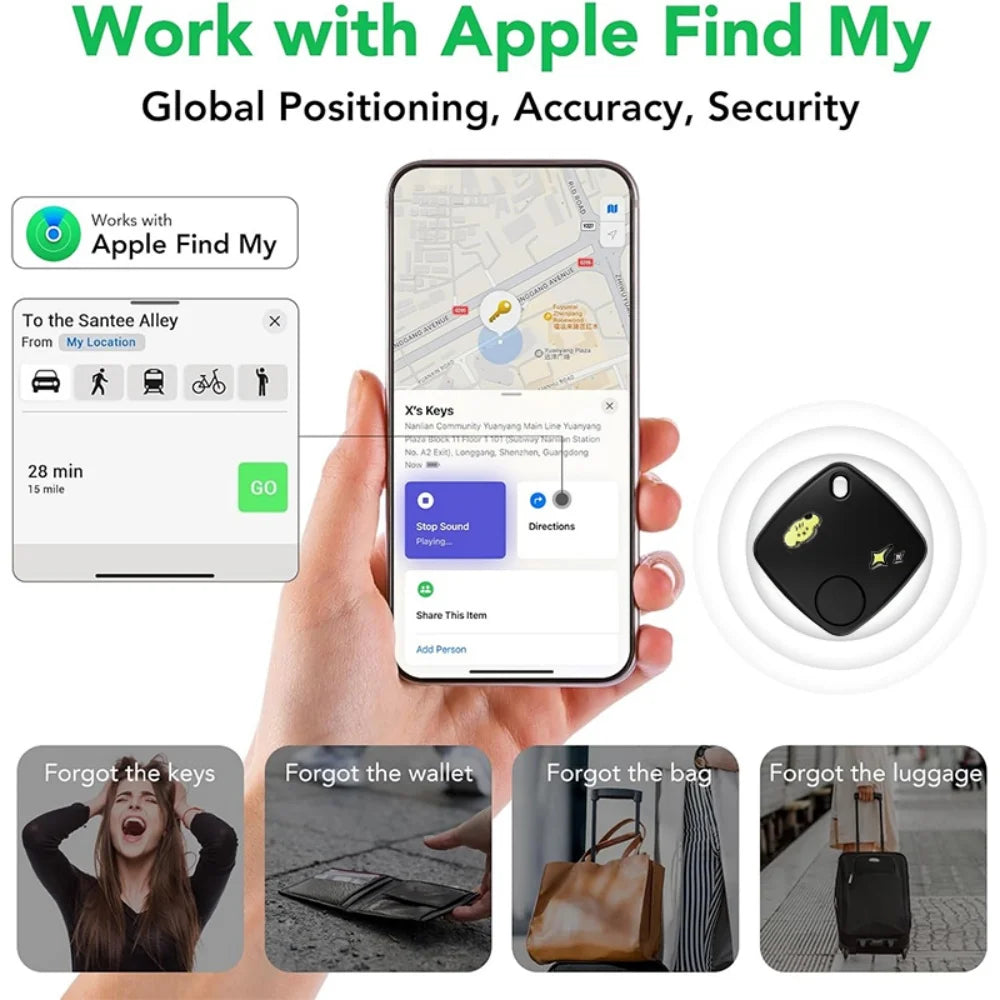 Vyvylabs Mini Smart Tracker for Apple Find My