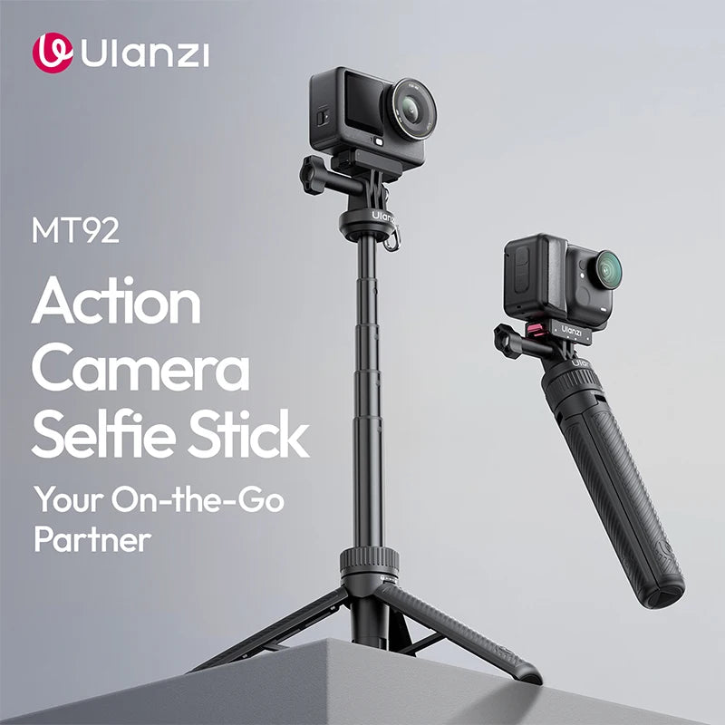 Ulanzi MT92 Portable Selfie Stick Tripod for Outdoor Vlogging