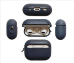 Premium Leather Full-Cover AirPods 4 Case with Stylish Buckle