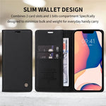 Premium Leather Book Case for OPPO Find X9 / X9 Pro