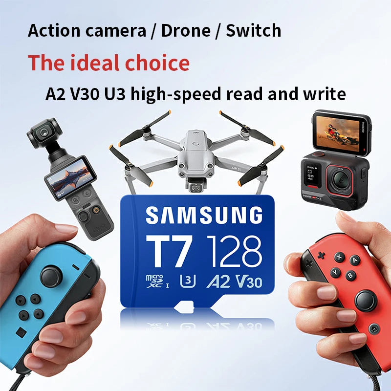 Samsung T7 microSDXC V30 U3 Memory Card