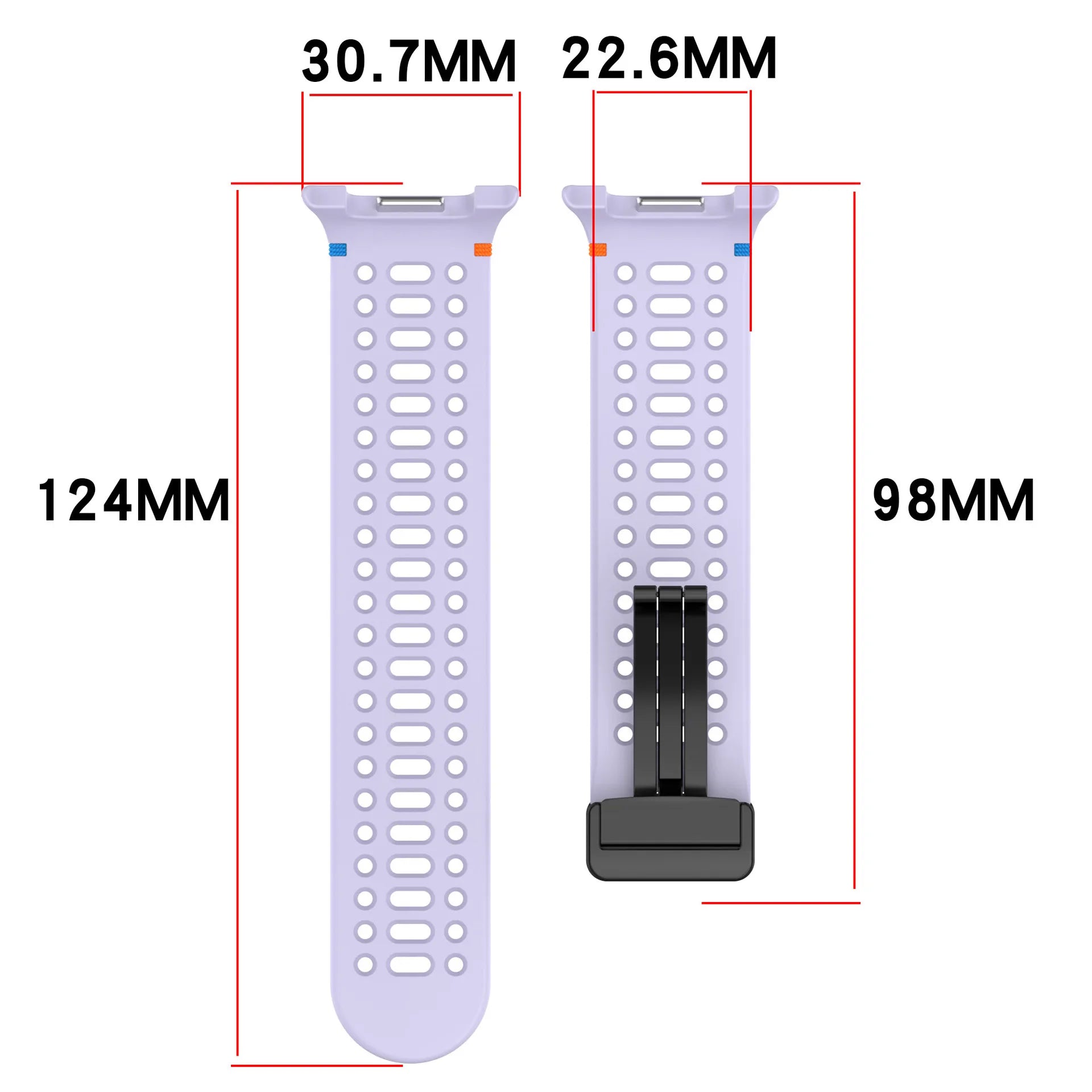Soft Silicone Replacement Band with Magnetic Clasp for Samsung Galaxy Watch 8 & Galaxy Watch 8 Classic