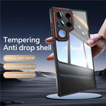 Shockproof Clear Acrylic Cover for Samsung Galaxy S25 Series