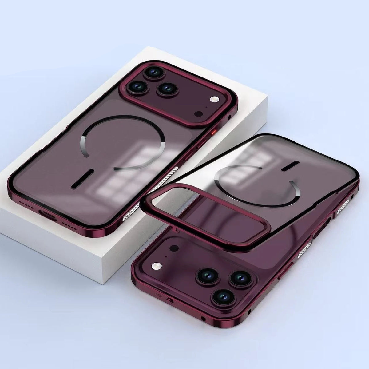 Slim Frame MagSafe Case with Shockproof Drop Protection for iPhone 18 Series