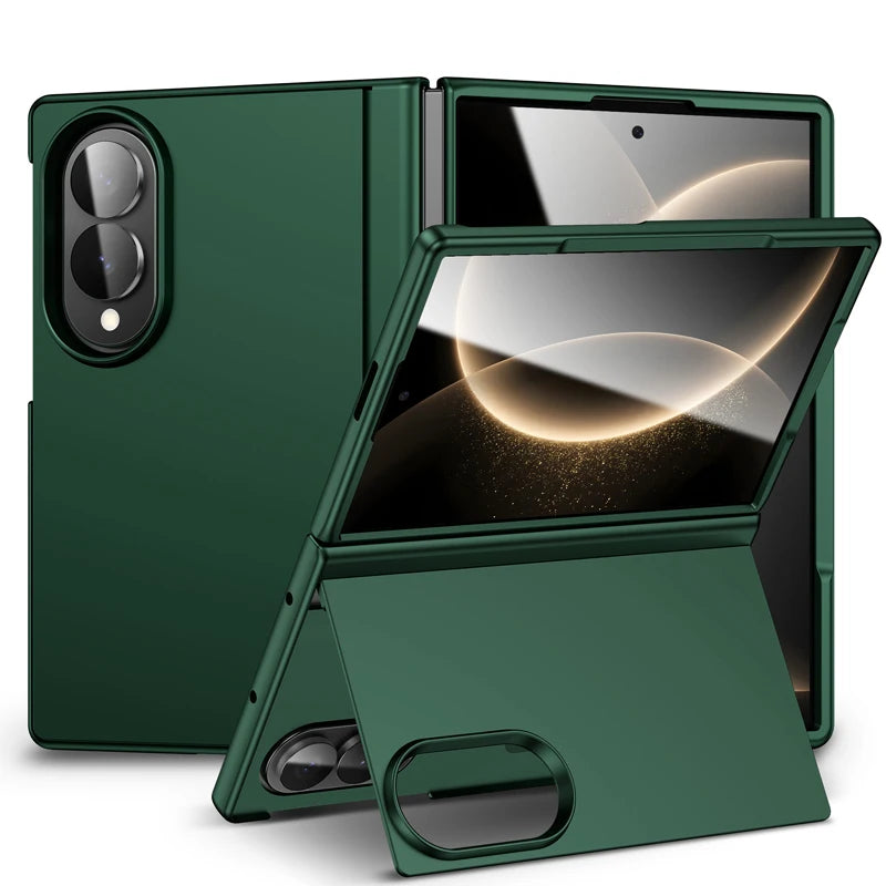 PC and TPU Kickstand Case with Hinge Protection for Samsung Galaxy Z Fold 8