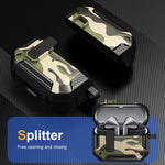 Camouflage Design Shockproof TPU Case for Samsung Galaxy Buds 3 & Buds 3 Pro