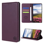 Skin-Friendly Leather Flip Case with Card Slot for Samsung Galaxy S26 Series