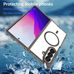 Transparent Hard PC Case with Anti-Fingerprint Coating for Samsung Galaxy Z Fold 8 Ultra