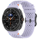 Perforated Silicone Watch Band for Samsung Galaxy Watch 9
