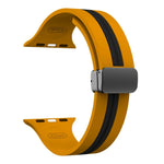 Textured Dual-Layer Band with Pin-and-Hole Adjustment for Apple Watch