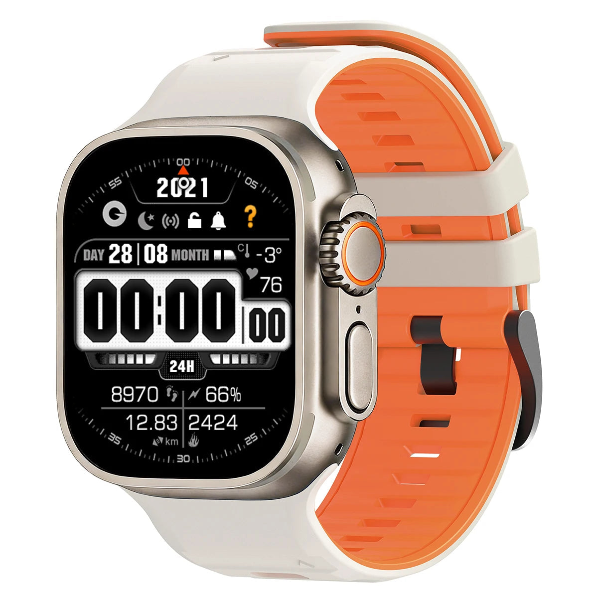Two-Tone Silicone Replacement Band for Apple Watch