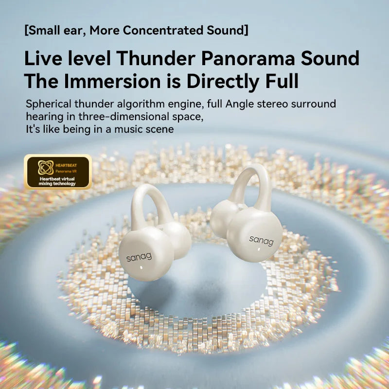 Sanag Z37 Air Conduction Ear Clip Earphones