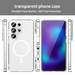Crystal Clear Magnetic Case for Samsung Galaxy S26 Series