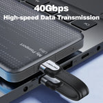 UGOURD Flat USB-C Thunderbolt 4 Cable